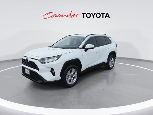 Super White 2021 Toyota RAV4 XLE