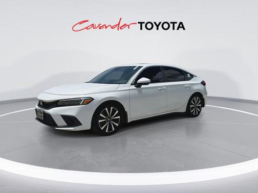 Platinum White Pearl 2022 Honda Civic EX-L