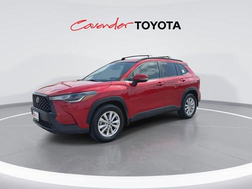 Barcelona Red Metallic 2024 Toyota Corolla Cross LE