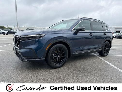 Canyon River Blue Metallic 2025 Honda CR-V Hybrid Sport FWD