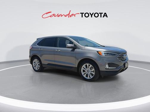 Carbonized Gray Metallic 2022 Ford Edge Titanium