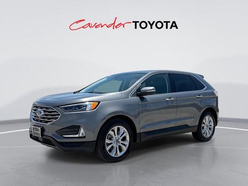 Carbonized Gray Metallic 2022 Ford Edge Titanium