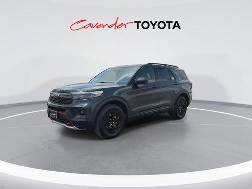 FORGED GREEN METALLIC 2022 Ford Explorer Timberline