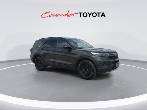 FORGED GREEN METALLIC 2022 Ford Explorer Timberline