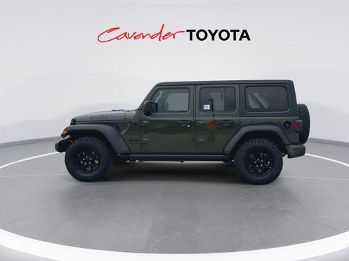 Sarge Green Clearcoat 2021 Jeep Wrangler Willys
