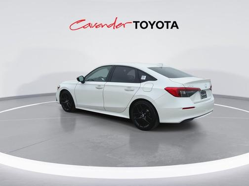 Platinum White Pearl 2024 Honda Civic Sport
