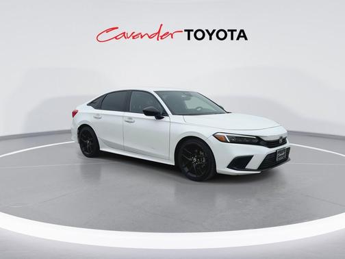 Platinum White Pearl 2024 Honda Civic Sport