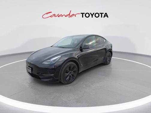 Solid Black 2025 Tesla Model Y Long Range Dual Motor All-Wheel Drive