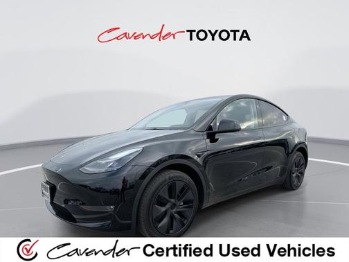 Solid Black 2025 Tesla Model Y Long Range Dual Motor All-Wheel Drive