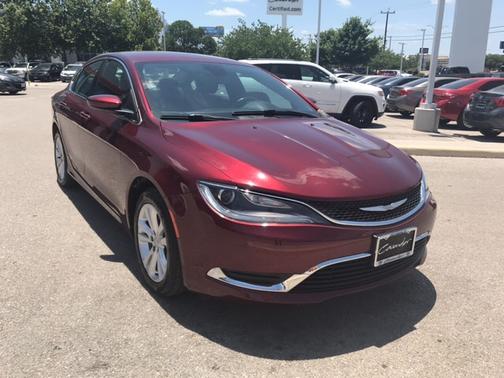Velvet Red Pearlcoat 2015 Chrysler 200 Limited