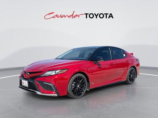 Supersonic Red/Midnight Black Metallic 2024 Toyota Camry XSE
