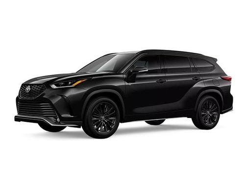 Midnight Black Metallic 2026 Toyota Highlander XSE