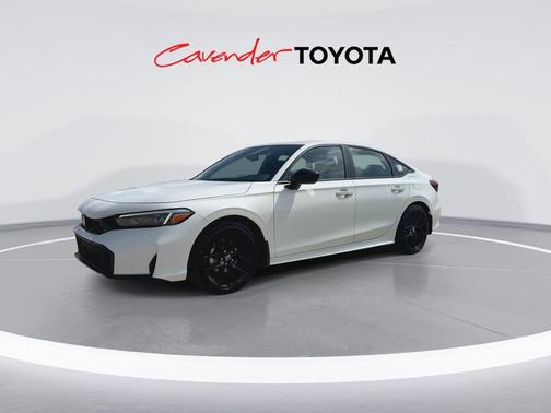 Platinum White Pearl 2026 Honda Civic Sport