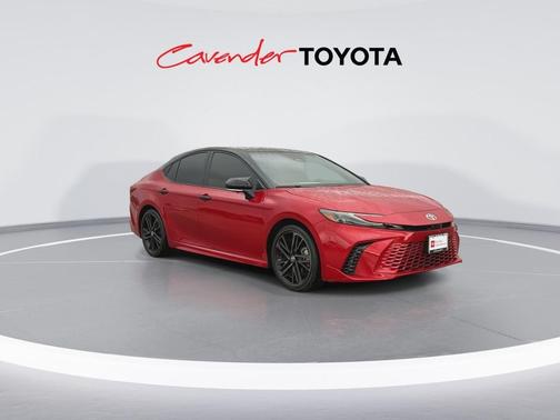 Midnight Black Metallic 2025 Toyota Camry XSE