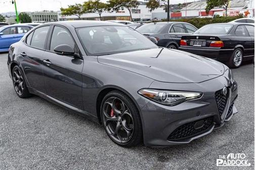 Stromboli Gray Metallic 2021 Alfa Romeo Giulia Ti