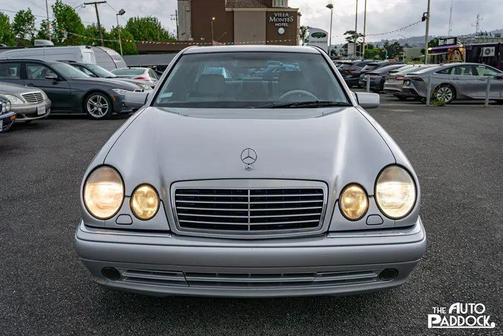 Brillant Silver Metallic 1999 Mercedes-Benz E-Class E 55 AMG Sedan 4D