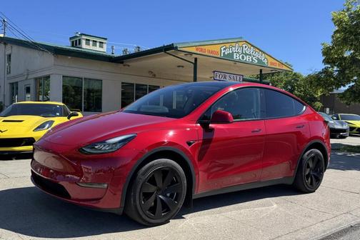 Red Multi 2021 Tesla Model Y Long Range