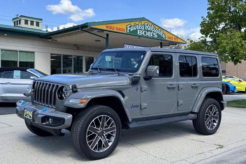 Gray 2023 Jeep Wrangler 4xe Sahara