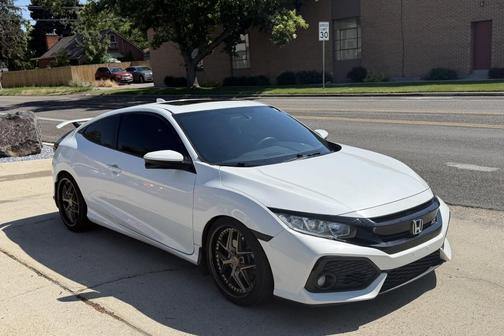 White 2018 Honda Civic Si