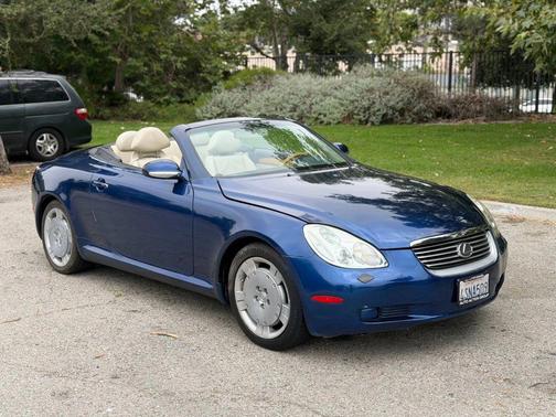 Blue 2002 Lexus SC 430 Base