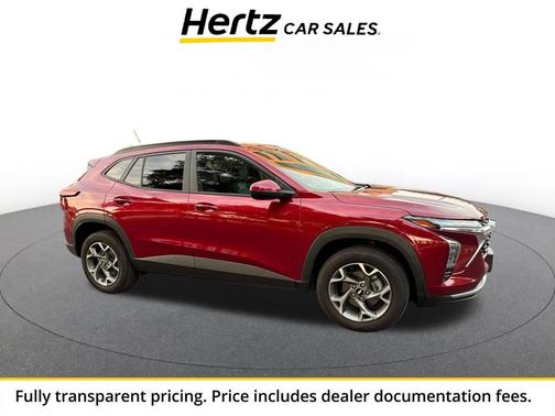 Crimson Metallic 2025 Chevrolet Trax LT
