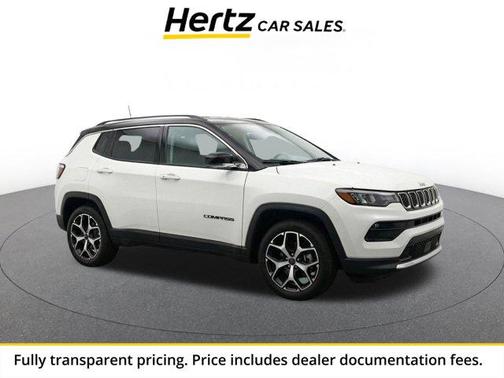 Bright White Clearcoat 2025 Jeep Compass Limited