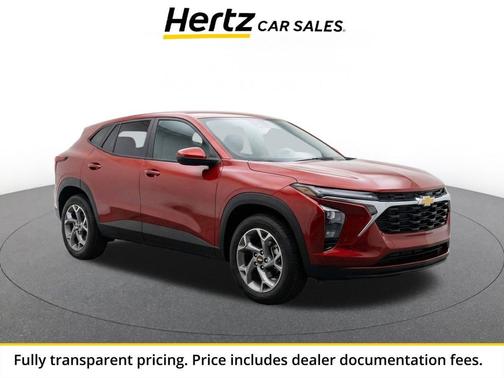 Crimson Metallic 2025 Chevrolet Trax LT