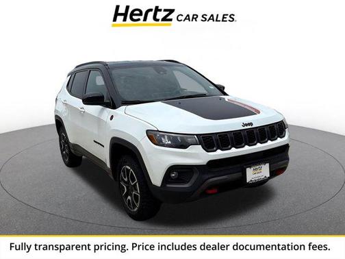 Bright White Clearcoat 2025 Jeep Compass Trailhawk