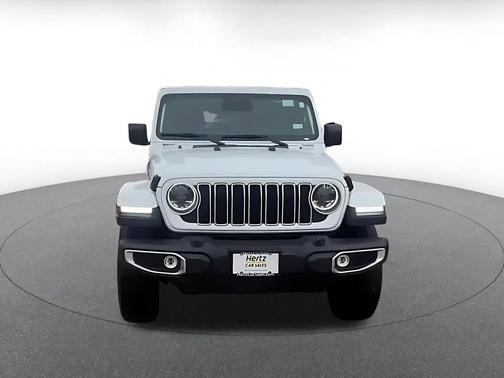 Bright White Clearcoat 2025 Jeep Wrangler 4-Door Sahara 4x4