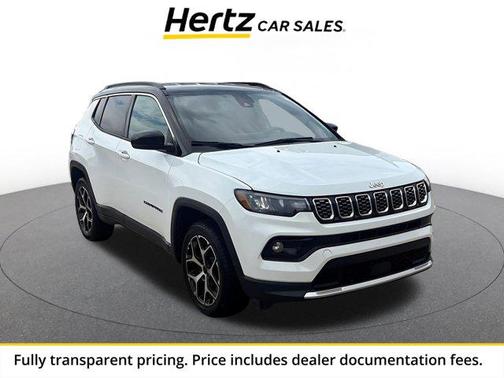 Bright White Clearcoat 2025 Jeep Compass Limited