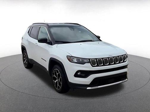 Bright White Clearcoat 2025 Jeep Compass Limited