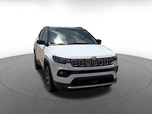 Bright White Clearcoat 2025 Jeep Compass Limited