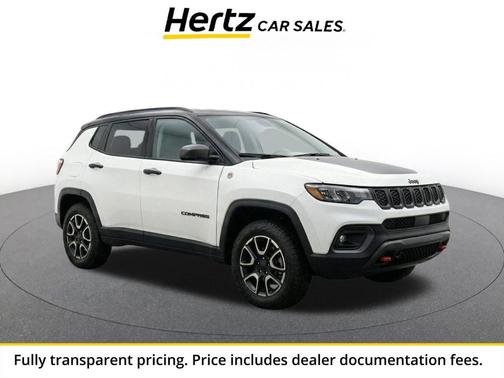 Bright White Clearcoat 2025 Jeep Compass Trailhawk