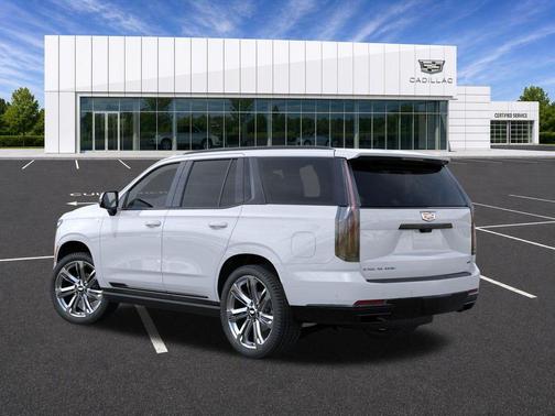 Vibrant White Tricoat 2026 Cadillac Escalade Sport Platinum