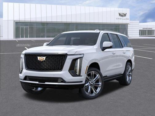 Vibrant White Tricoat 2026 Cadillac Escalade Sport Platinum