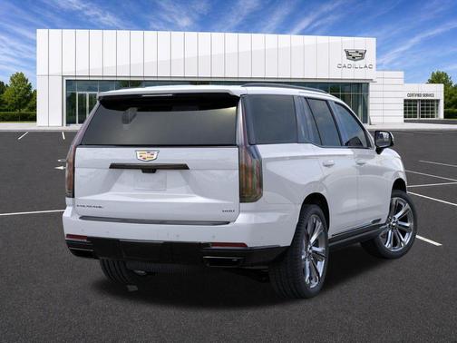 Vibrant White Tricoat 2026 Cadillac Escalade Sport Platinum