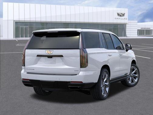 Vibrant White Tricoat 2026 Cadillac Escalade Sport Platinum