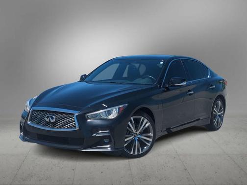 Black Obsidian 2021 INFINITI Q50 3.0t SENSORY