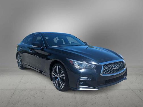 Black Obsidian 2021 INFINITI Q50 3.0t SENSORY