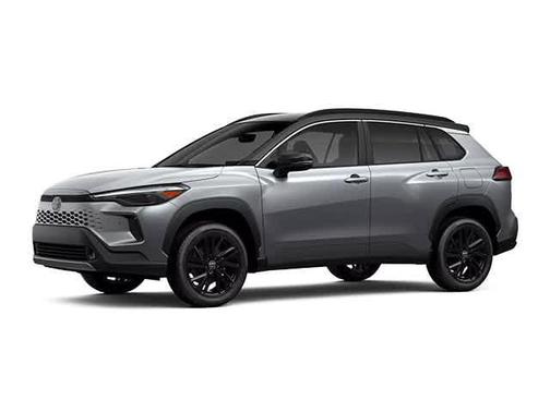 Sonic Silver/Jet Black 2026 Toyota Corolla Cross Hybrid XSE