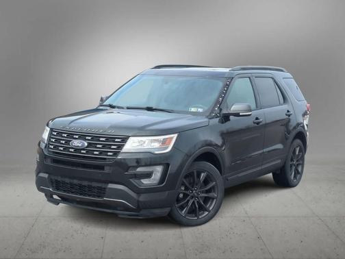 Shadow Black 2017 Ford Explorer XLT