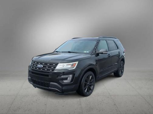 Shadow Black 2017 Ford Explorer XLT