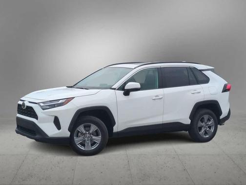 White 2022 Toyota RAV4 XLE