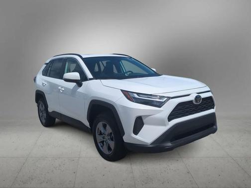 White 2022 Toyota RAV4 XLE