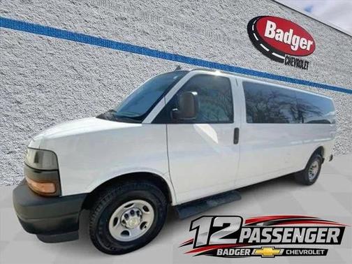 White 2022 Chevrolet Express 3500 RWD 3500 Extended Wheelbase LS