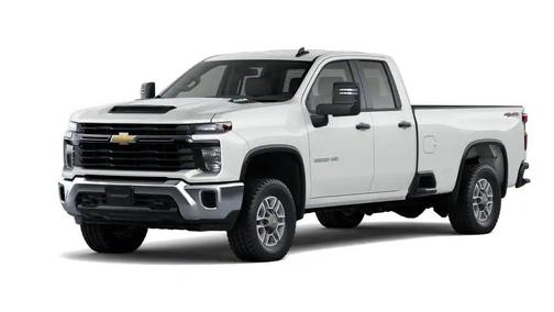 White 2026 Chevrolet Silverado 2500 Double Cab, Long Bed, WT, 4WD