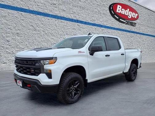 White 2023 Chevrolet Silverado 1500 Custom Trail Boss