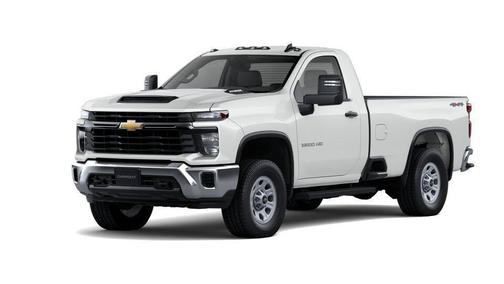 White 2026 Chevrolet Silverado 3500 Regular Cab, Long Bed, WT Dual Rear Wheel, 4WD