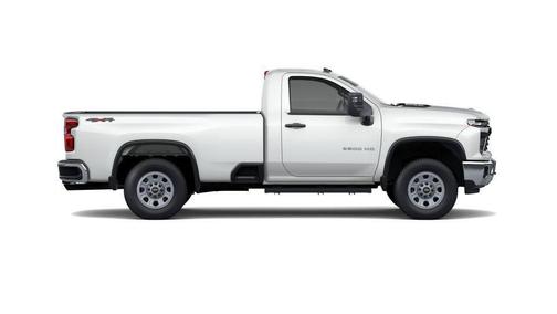 White 2026 Chevrolet Silverado 3500 Regular Cab, Long Bed, WT Dual Rear Wheel, 4WD
