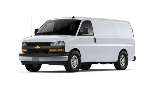 White 2026 Chevrolet Express 3500 3500 Regular Wheelbase, WT, RWD